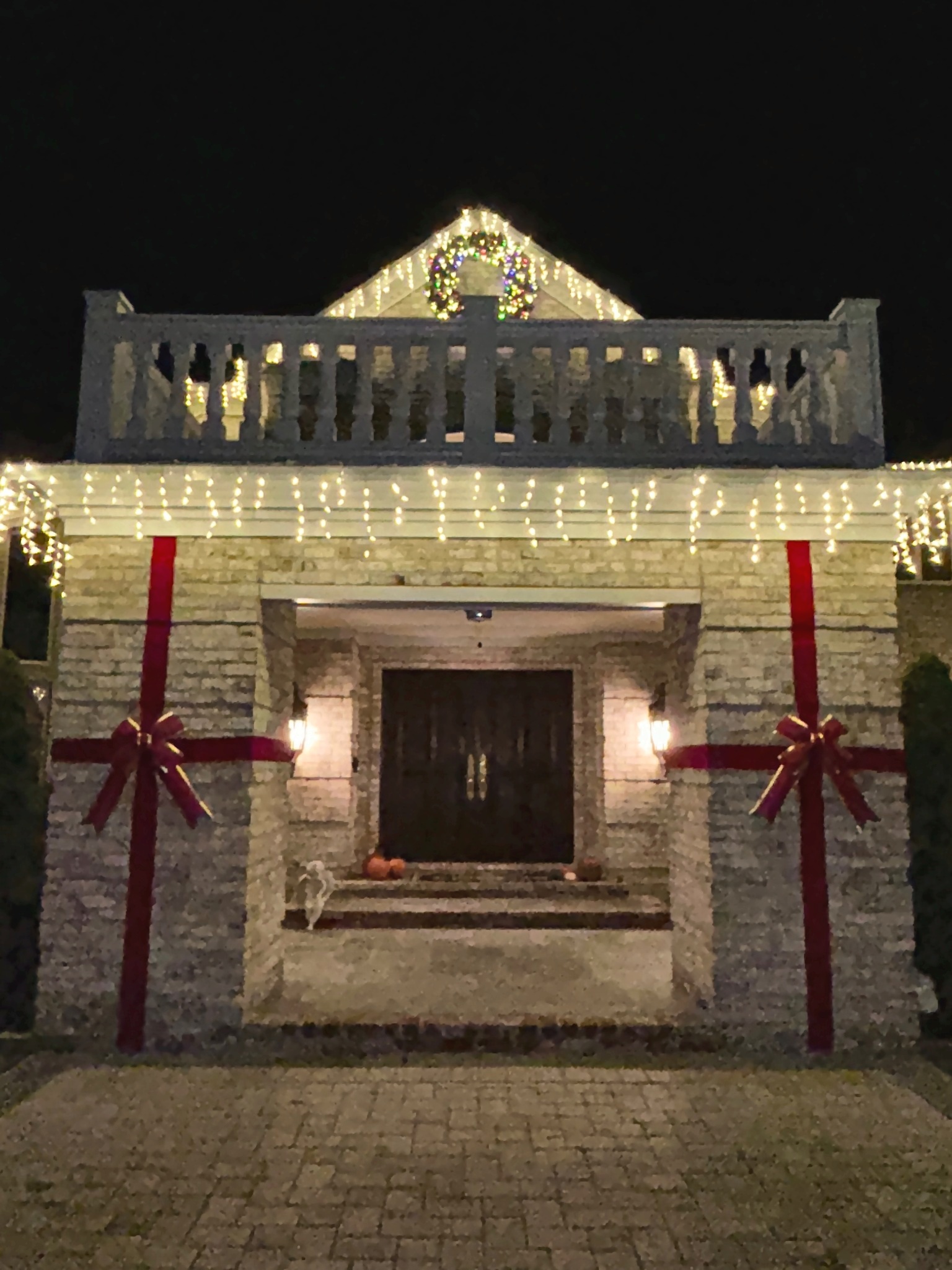 Christmas Illuminations LI installation: Wrapped in Holiday Magic