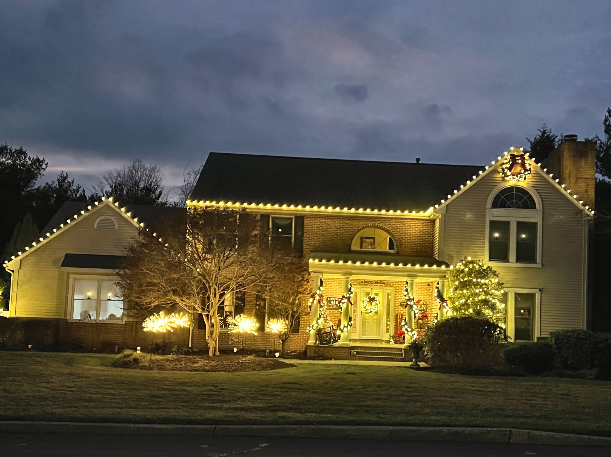 Christmas Illuminations LI installation: A Warm Winter Glow